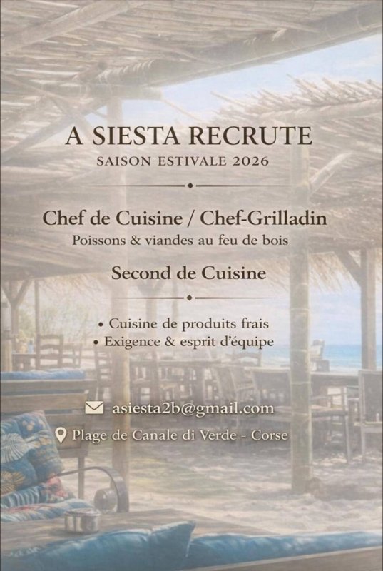 A Siesta Paillotte - CANALE-DI-VERDE - Restaurant Santa Lucia di Moriani - top resto CANALE-DI-VERDE